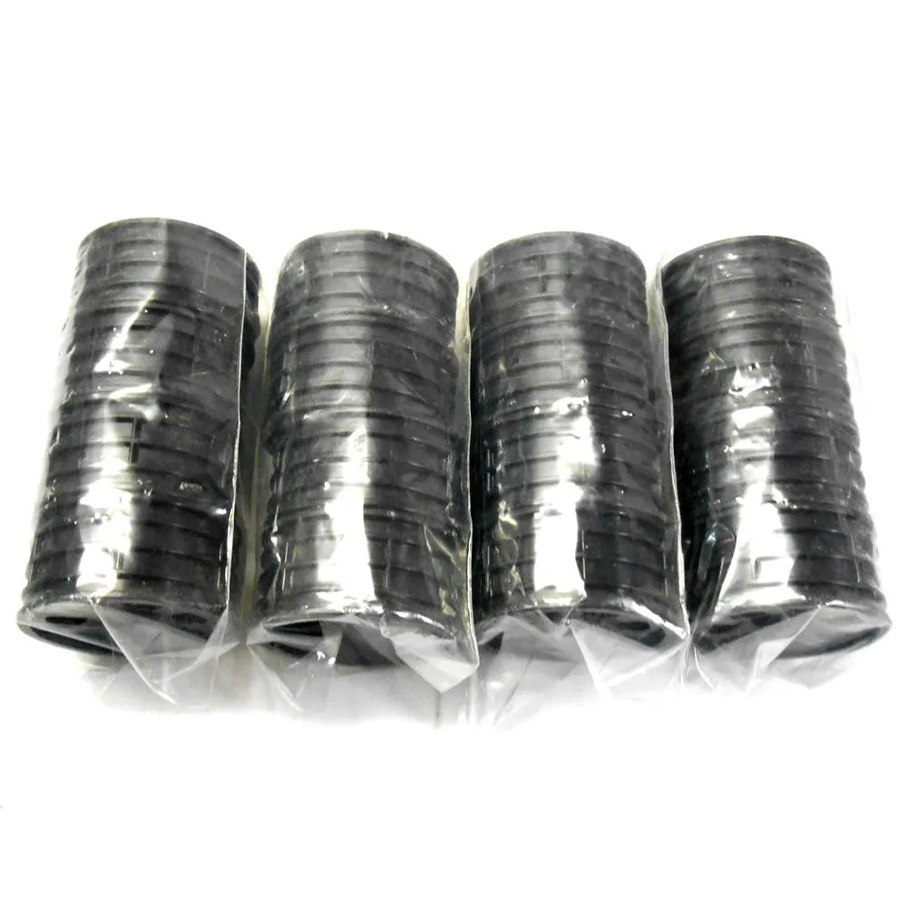 1/10 Scale Nitro RC Car On Road Plastic Wheel x 4 Black 7 Spoke - 4 Bags