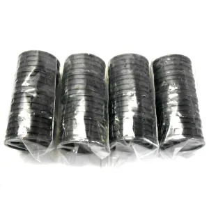 1/10 Scale Nitro RC Car On Road Plastic Wheel x 4 Black 7 Spoke - 4 Bags