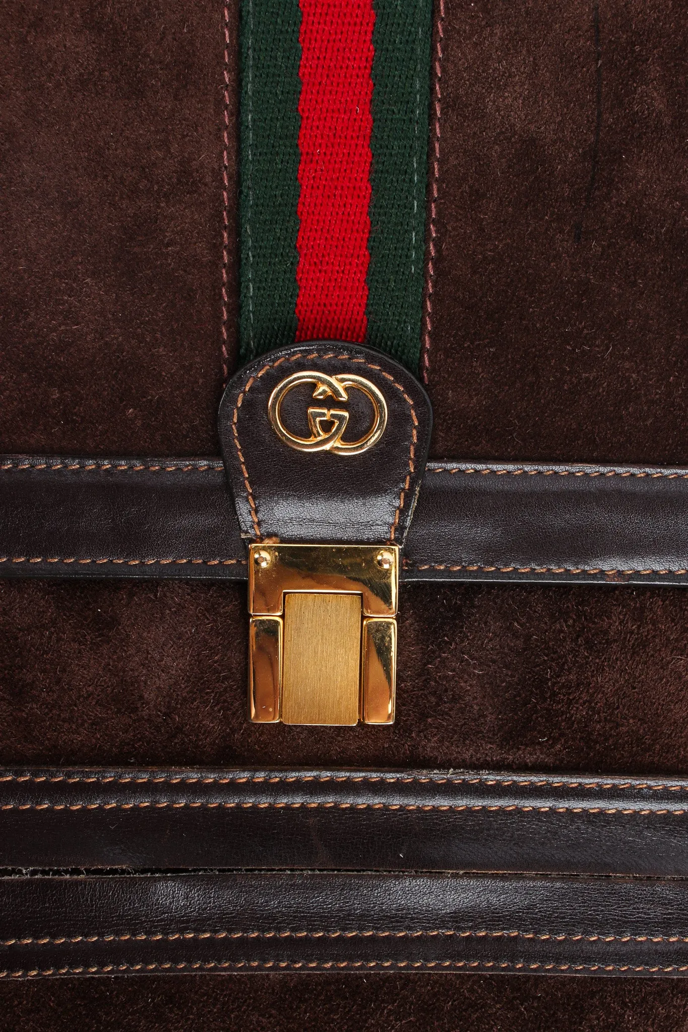 1970s Suede Leather Shoulder Satchel