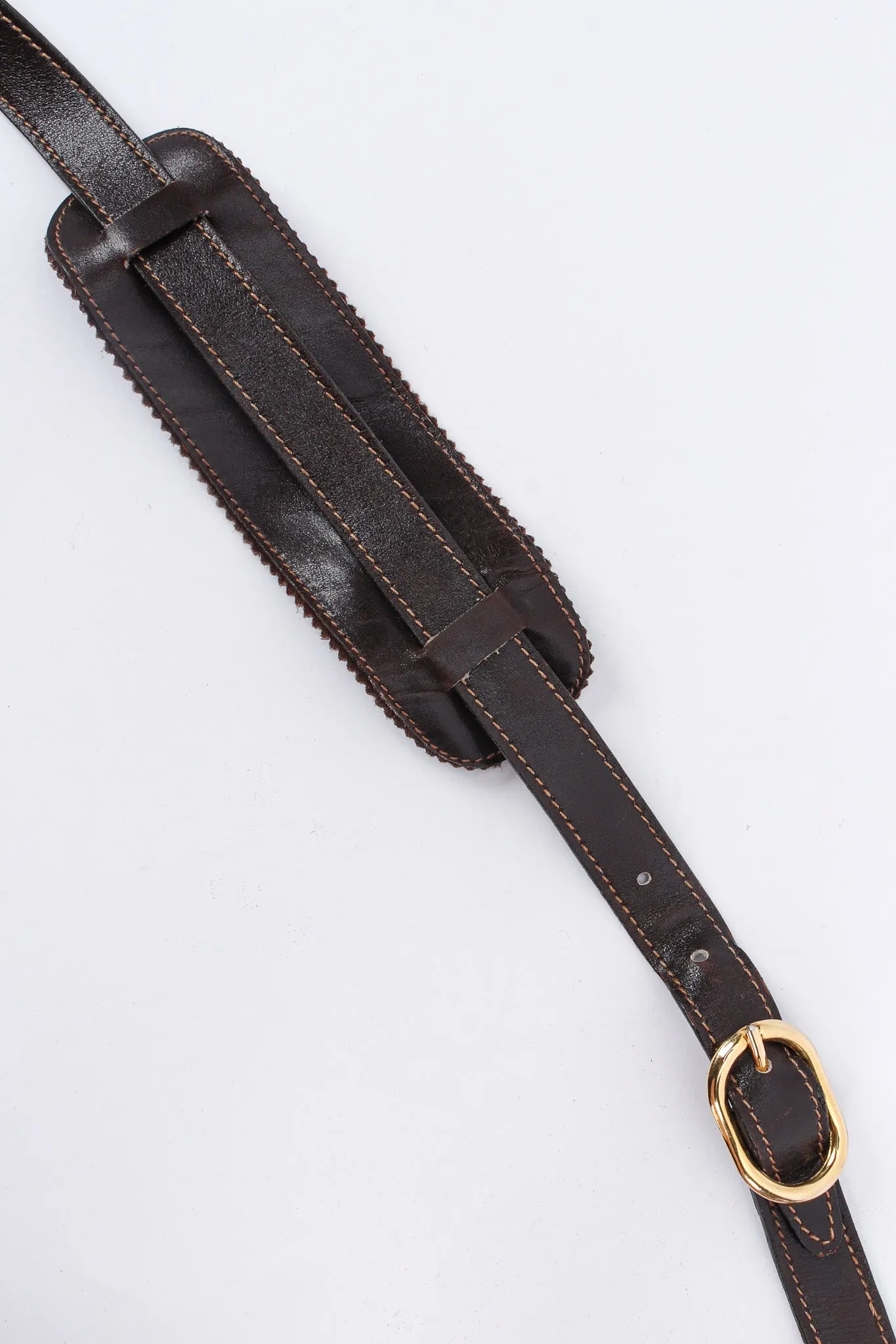 1970s Suede Leather Shoulder Satchel