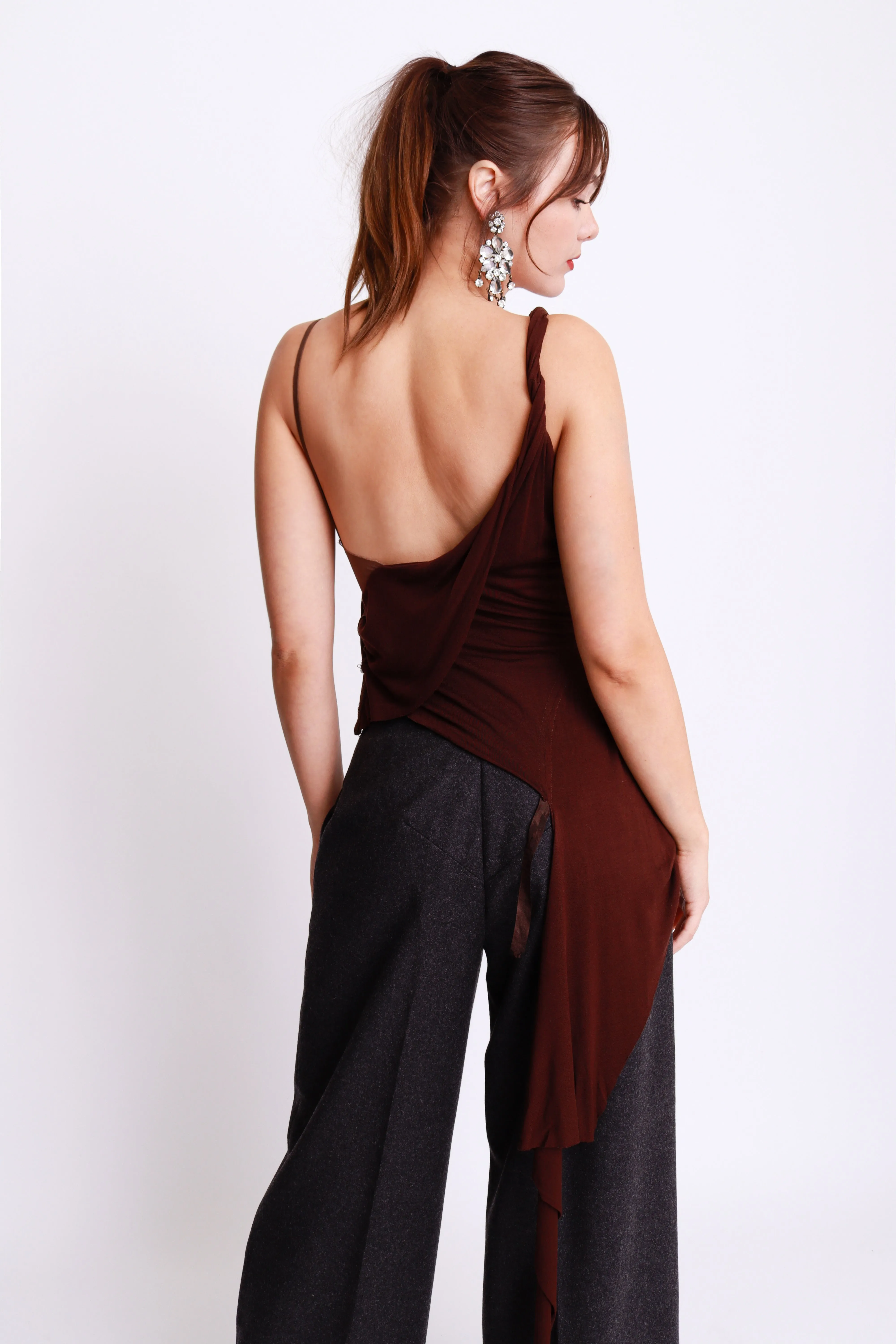 1998 S/S Asymmetric Tie Top