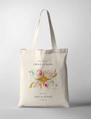 A Child is Born {Tote Bag}