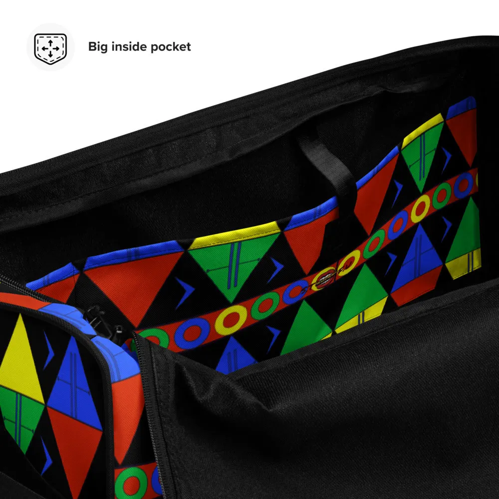 African Tribal Print Duffel Bag - South Africa