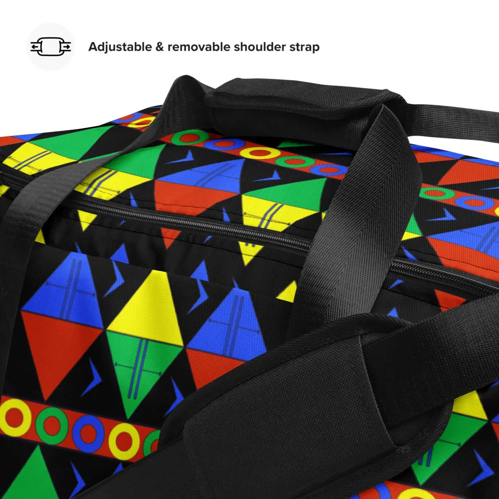 African Tribal Print Duffel Bag - South Africa