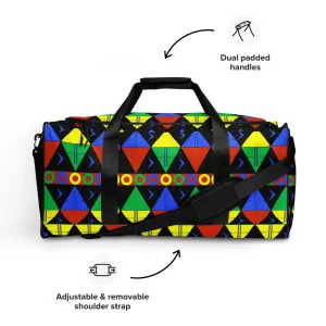 African Tribal Print Duffel Bag - South Africa