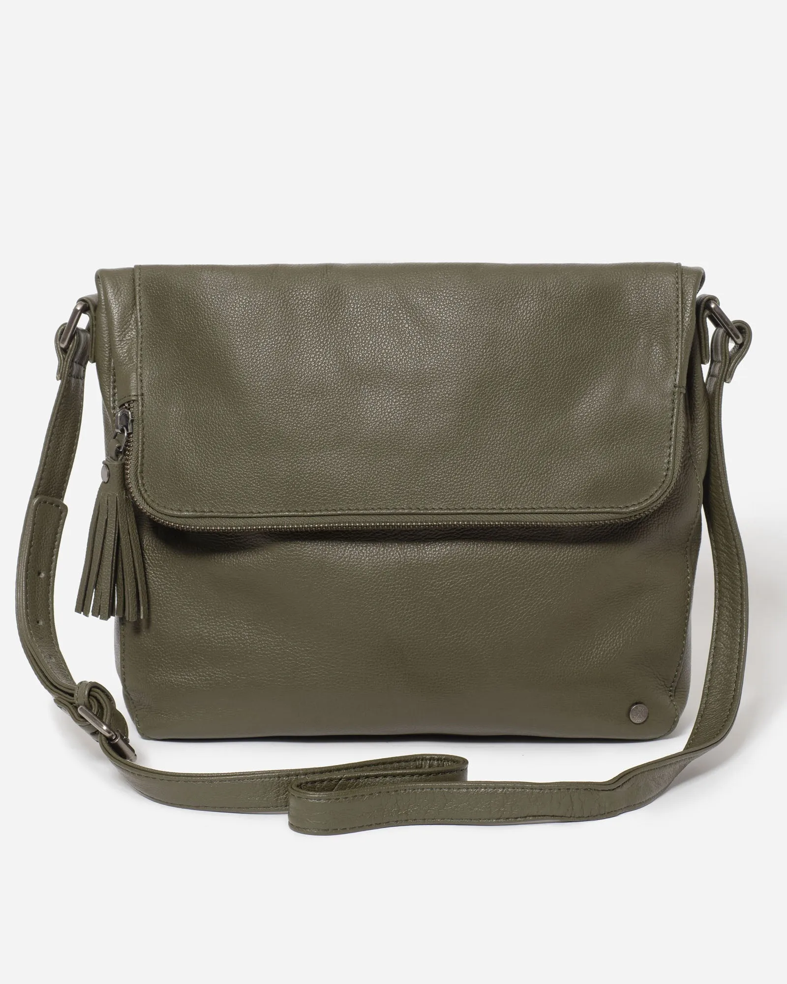 ALEXA SATCHEL BAG | OLIVE