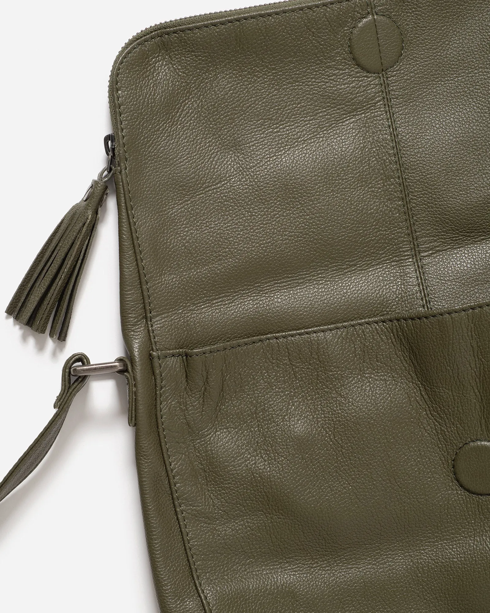 ALEXA SATCHEL BAG | OLIVE