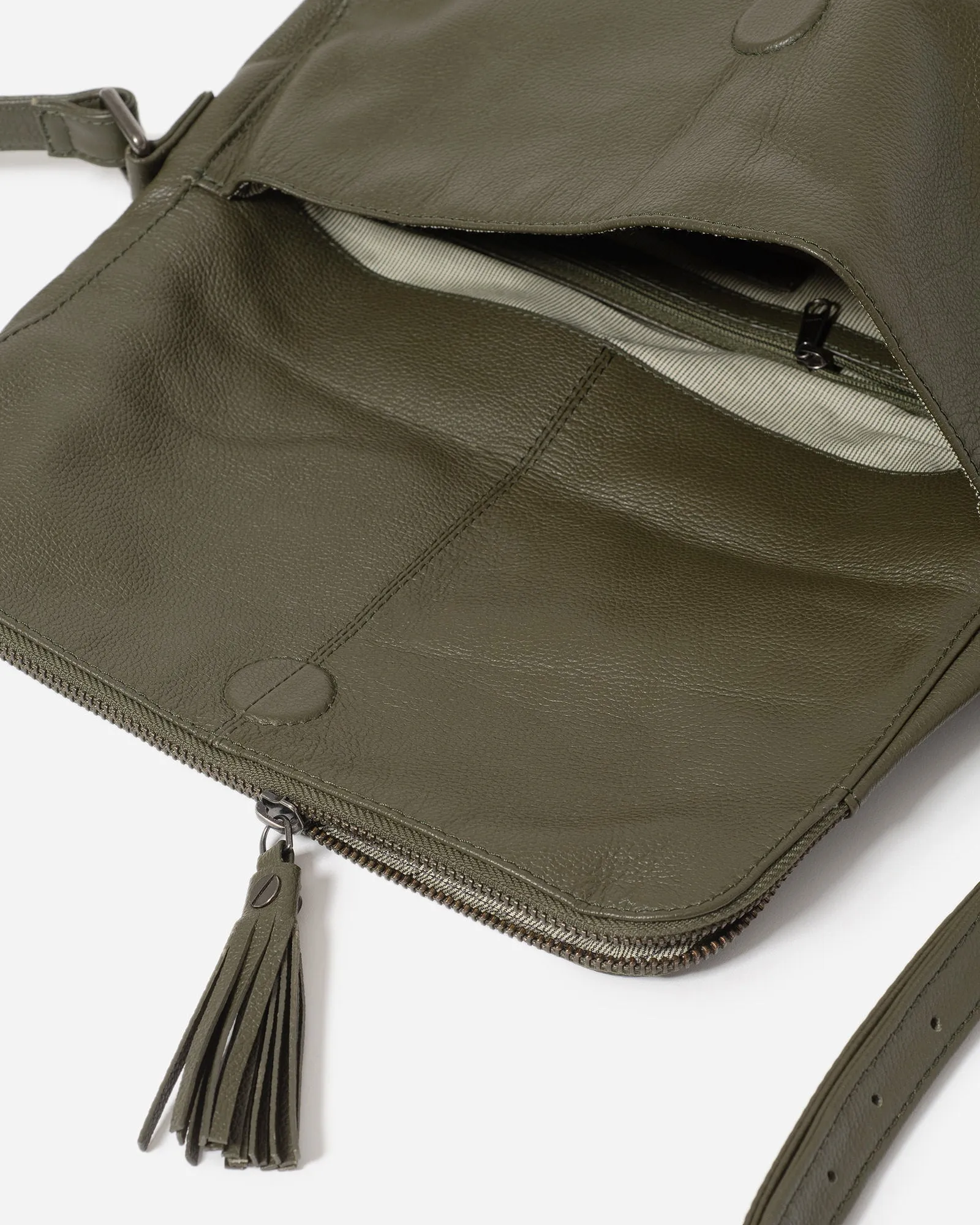 ALEXA SATCHEL BAG | OLIVE