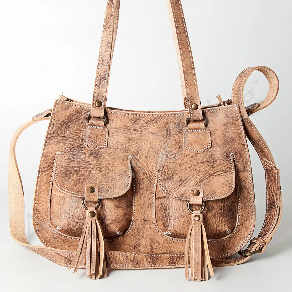 American Darling ADBG746 Tote Genuine Leather Women Bag Western Handbag Purse