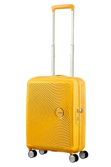 American Tourister Soundbox 4 Wheel Cabin Luggage Spinner Expandable Suitcase 55 cm