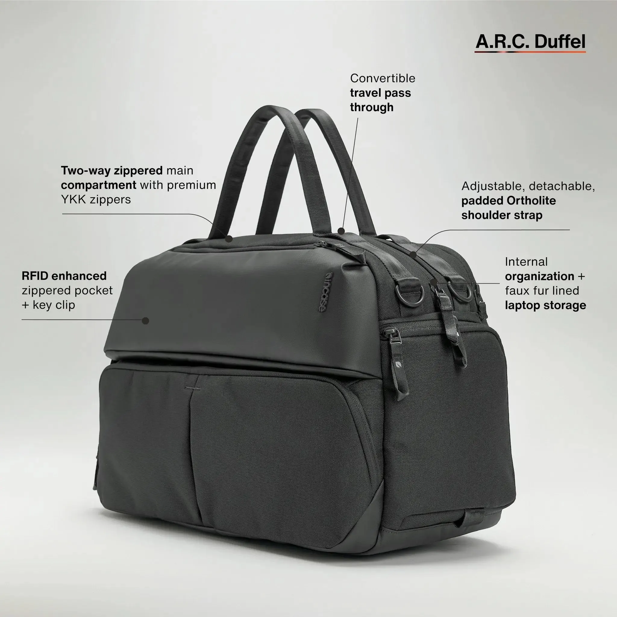 A.R.C. Duffel With ReSpun 100% Recycled Polyester