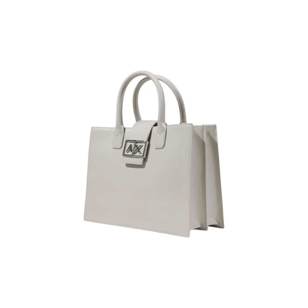 Armani Exchange Beige Polyester Handbag