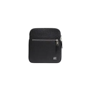 Armani Exchange Black Polyester Shoulder Bag for Men