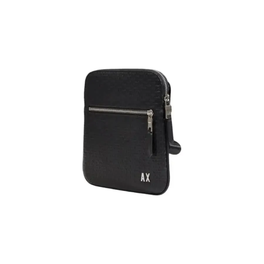 Armani Exchange Black Polyester Shoulder Bag for Men