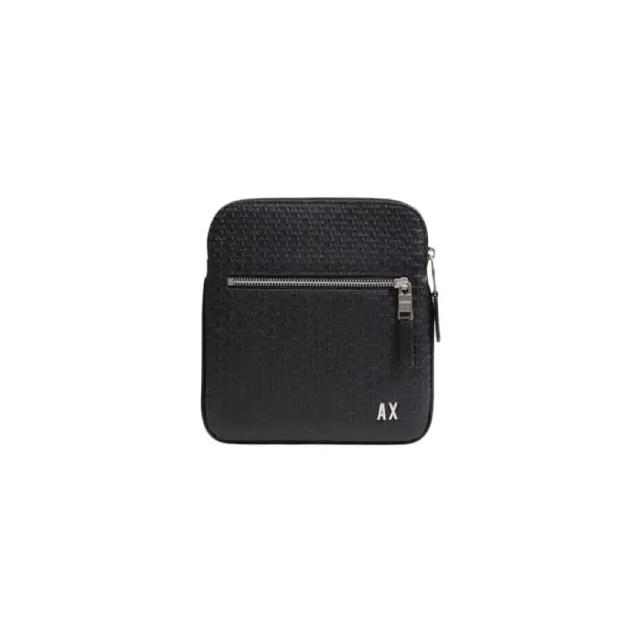 Armani Exchange Black Polyester Shoulder Bag for Men