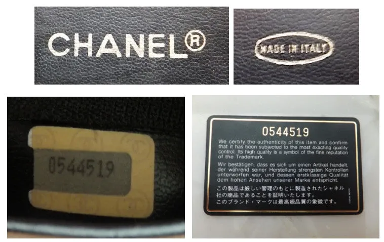 Authentic Chanel Vintage Black & White Tote