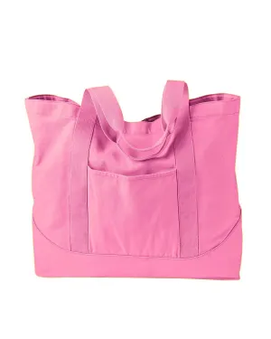 Authentic Pigment Pigment-Dyed Large Canvas Tote | Flamingo