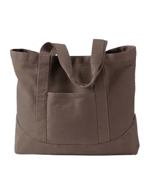 Authentic Pigment Pigment-Dyed Large Canvas Tote | Java