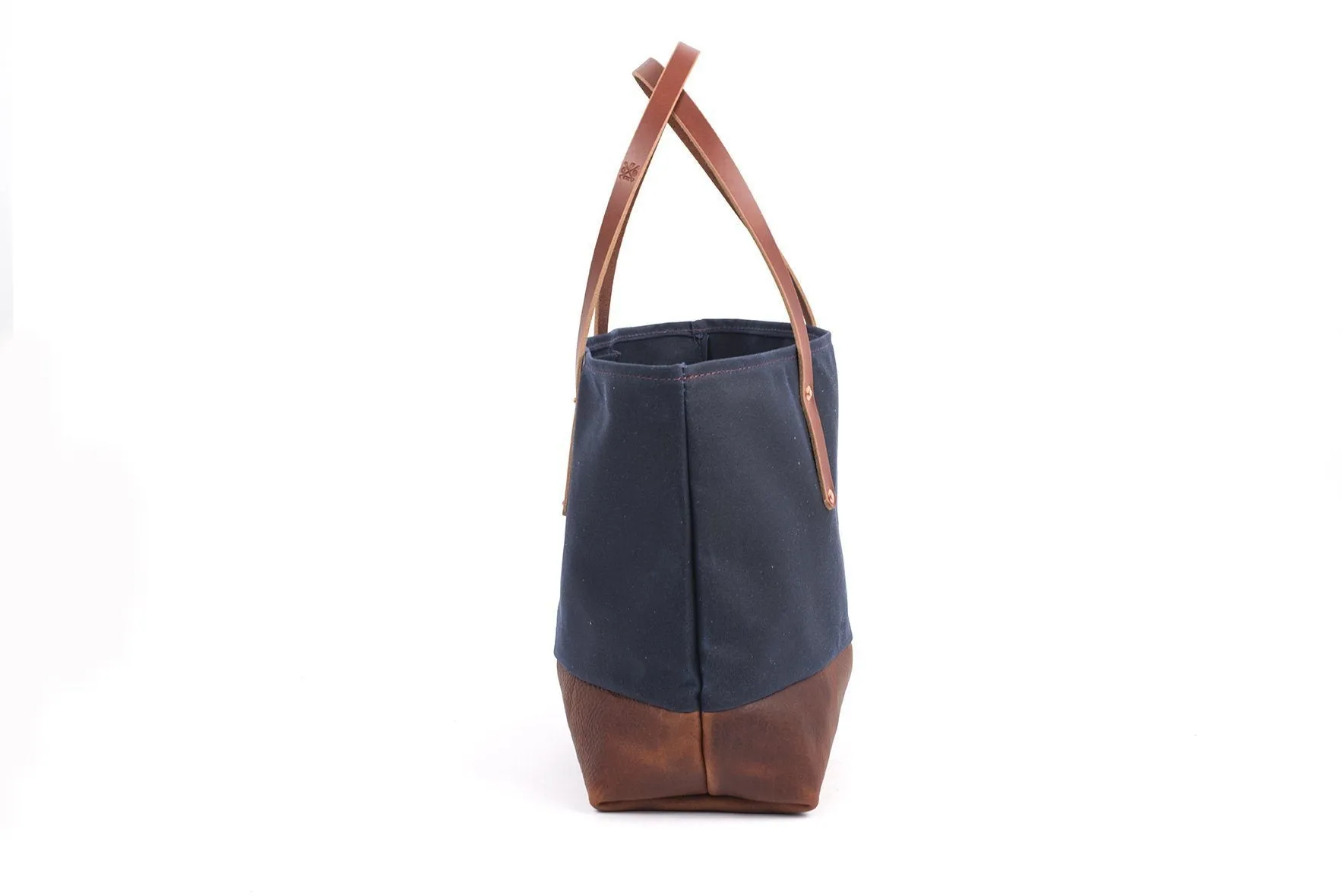 AVERY WAXED CANVAS TOTE BAG - LARGE