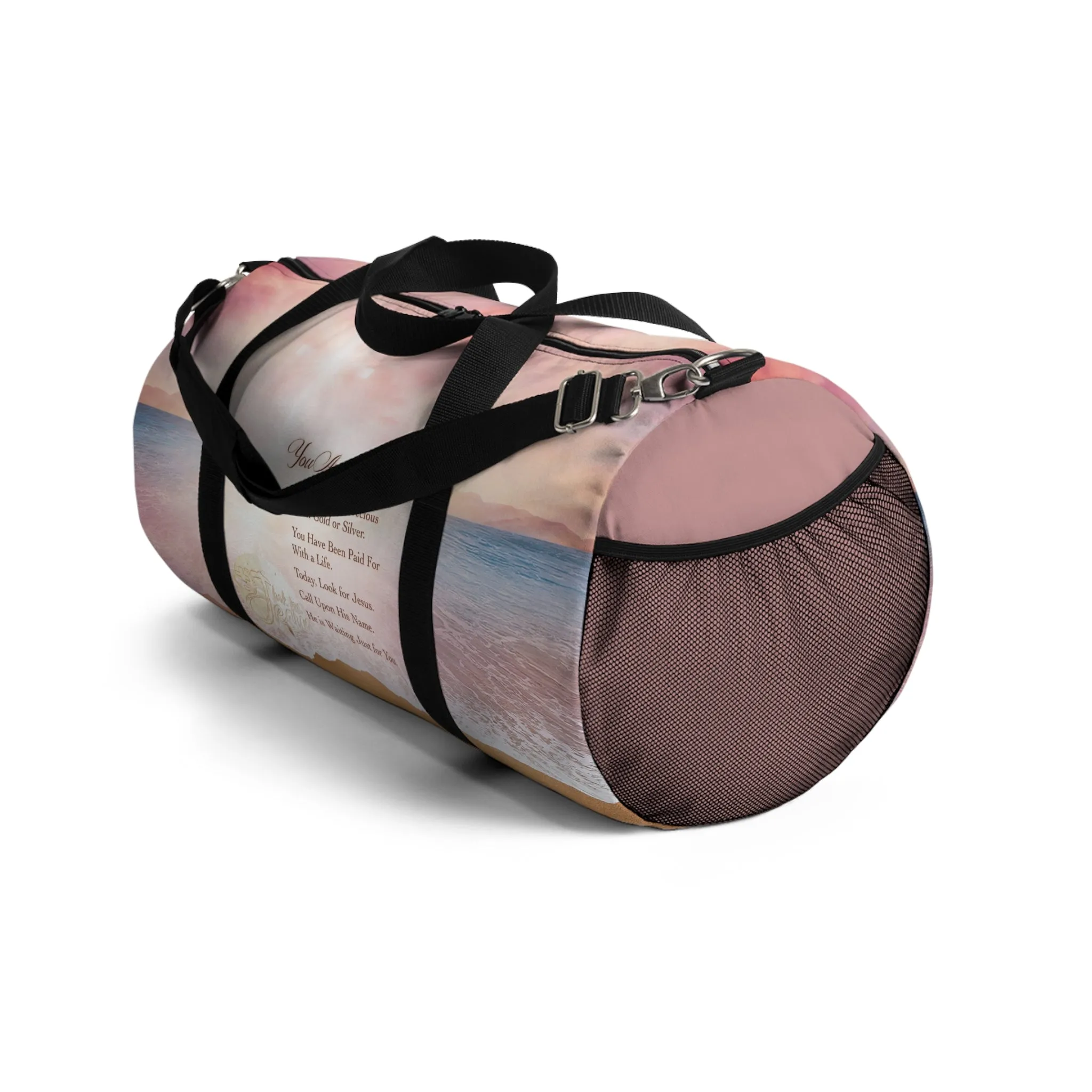 Bag 3-Duffel You Are Valued Seaside Theme