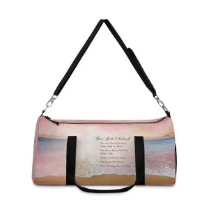 Bag 3-Duffel You Are Valued Seaside Theme