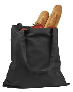 BAGedge 6 oz. Canvas Grocery Tote Bag | Black