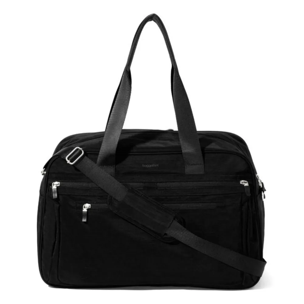 Baggallini Weekender Expandable Duffel Black (Women's)