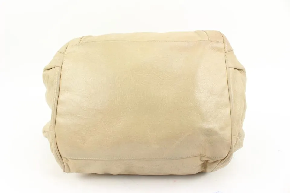 Balenciaga Beige Leather Sunday Tote with Mirror 78ba39s