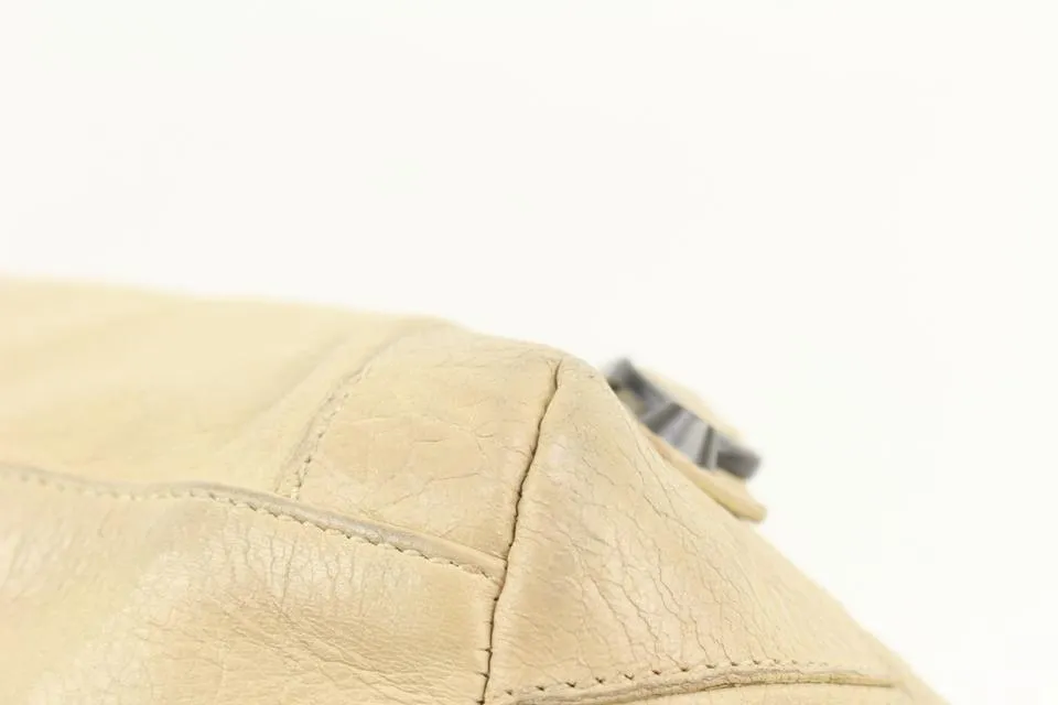 Balenciaga Beige Leather Sunday Tote with Mirror 78ba39s