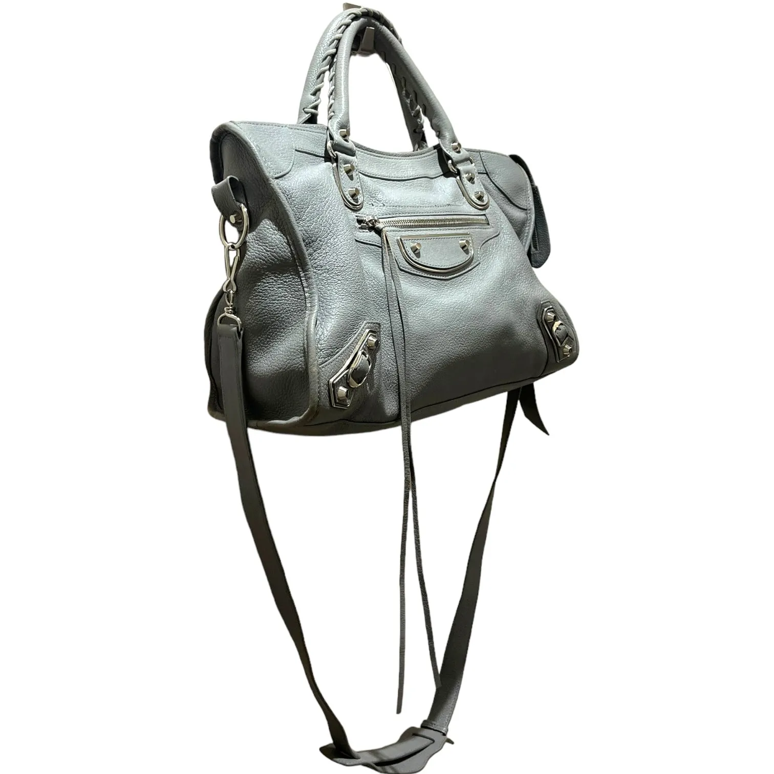 Balenciaga Grey 'City' Bag
