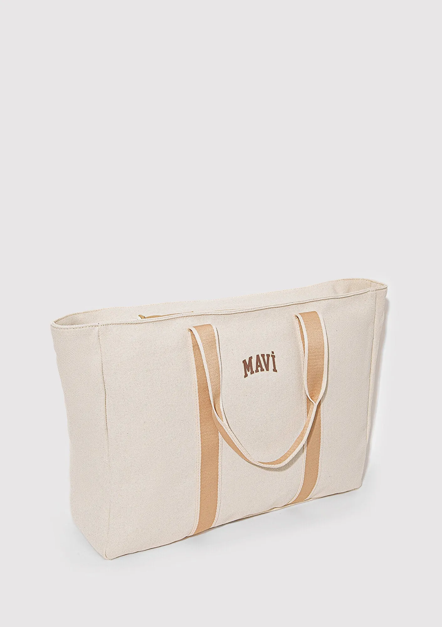 Beige Detailed Ecru Shoulder Bag