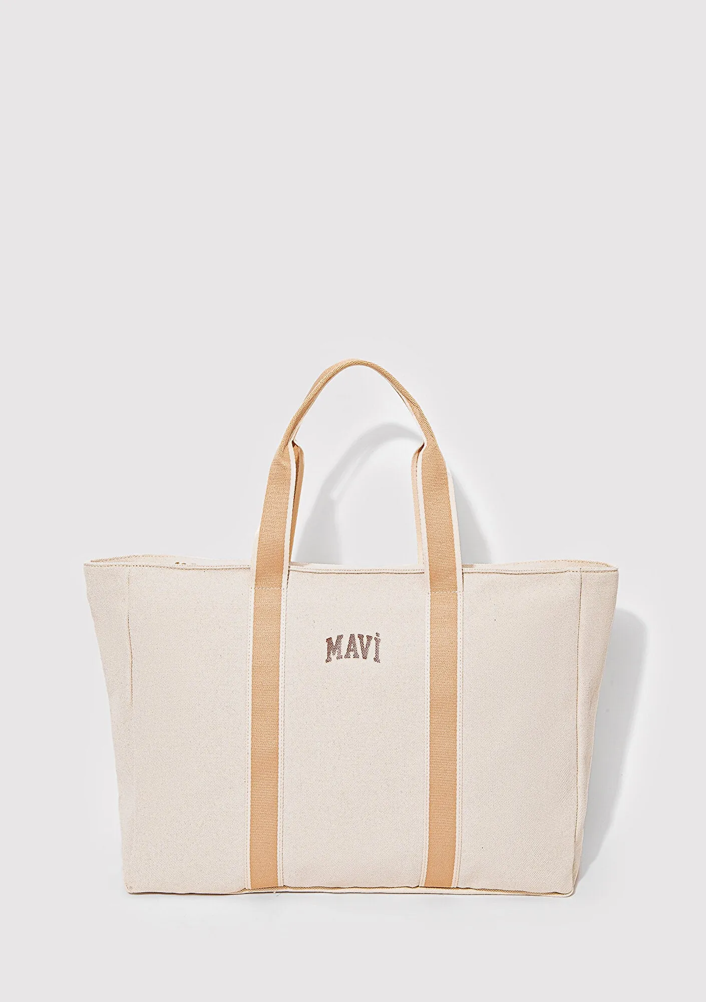 Beige Detailed Ecru Shoulder Bag