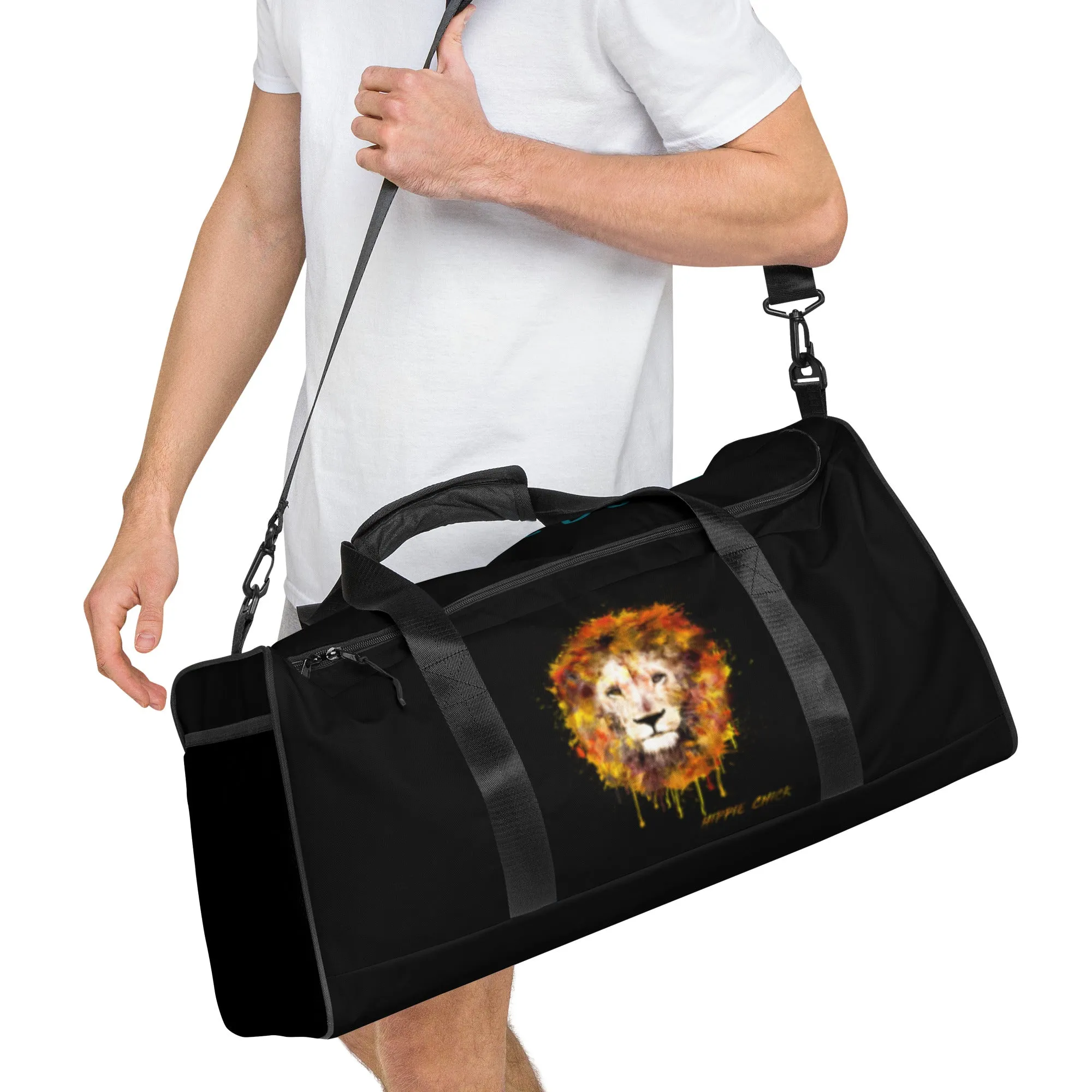 Black Duffle Bag - OG Hippie Dude