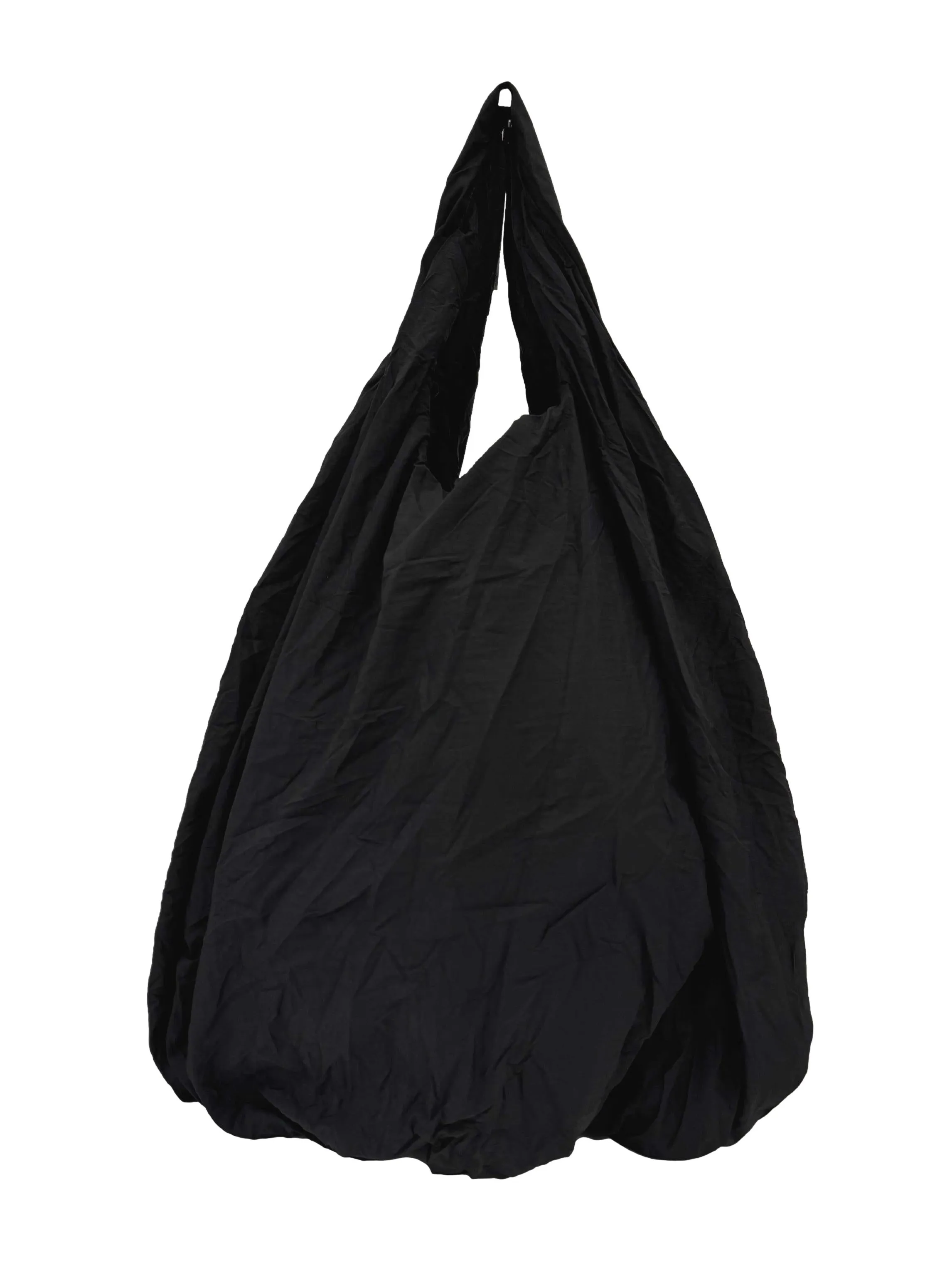 Black Lightweight Large Shoulder Bag