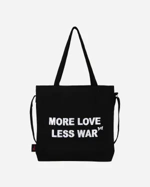 BLACK MORE LOVE TOTE BAG
