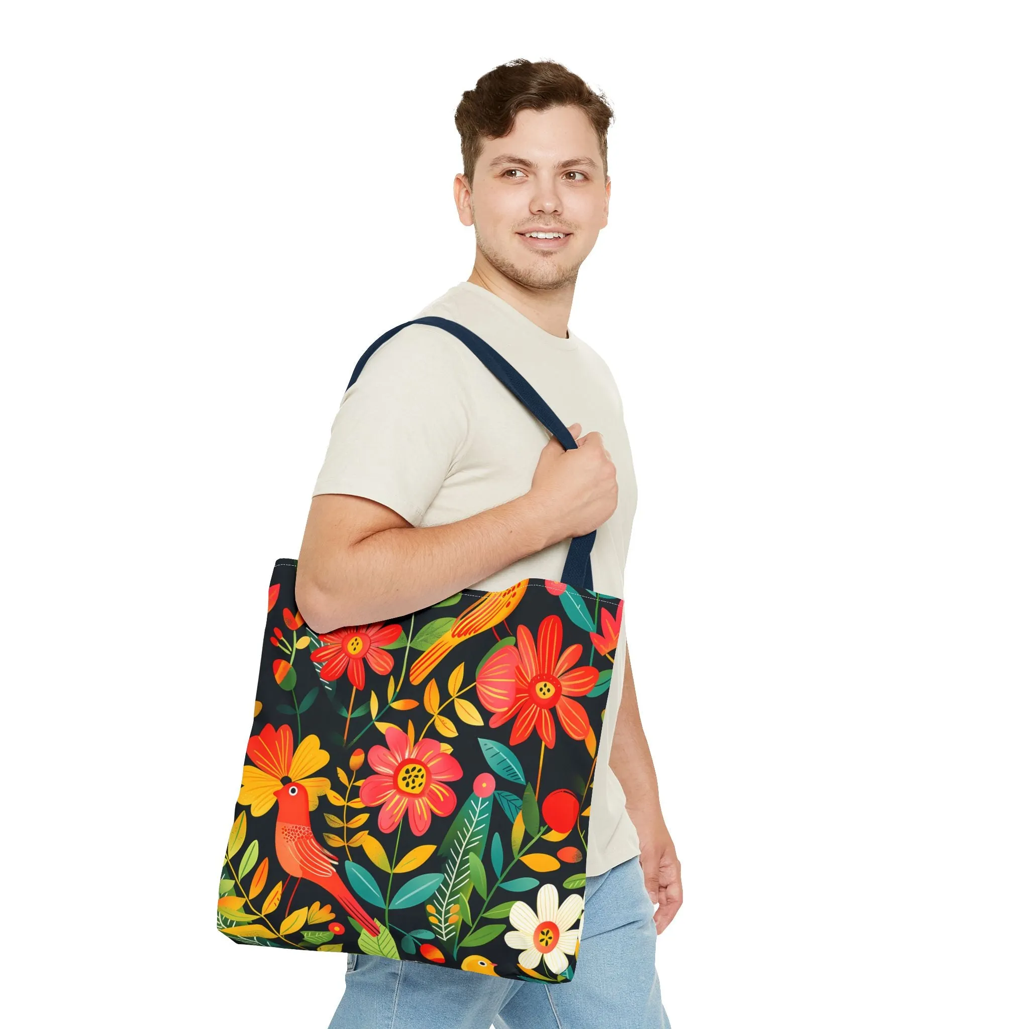 Blooming Bird Wonderland Tote Bag - Fly into Fun with Blooming Bird Wonderland! Available in 3 sizes.