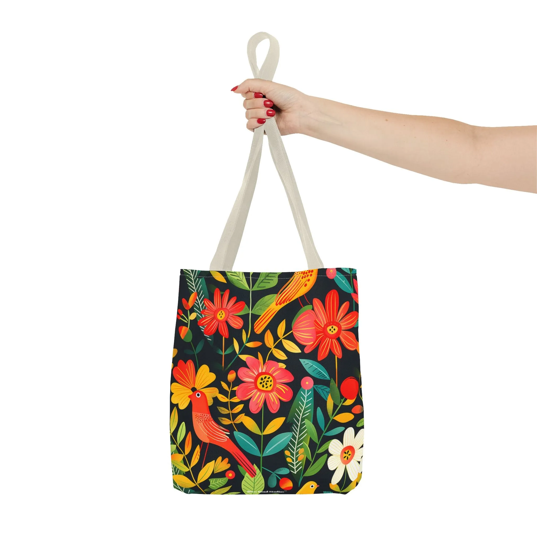 Blooming Bird Wonderland Tote Bag - Fly into Fun with Blooming Bird Wonderland! Available in 3 sizes.