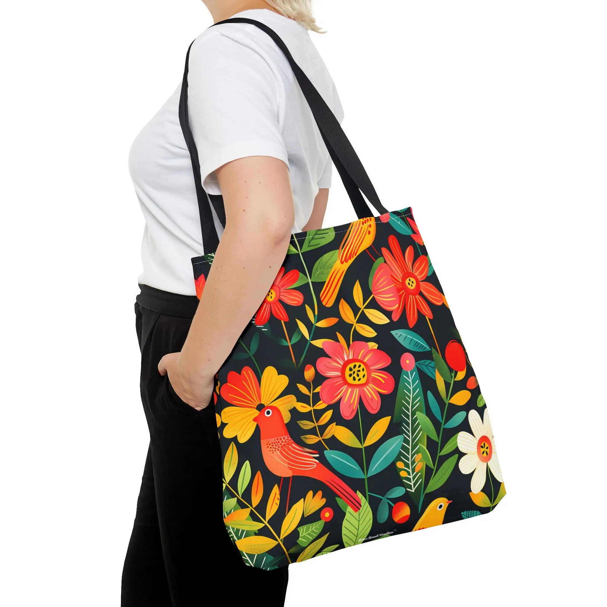 Blooming Bird Wonderland Tote Bag - Fly into Fun with Blooming Bird Wonderland! Available in 3 sizes.
