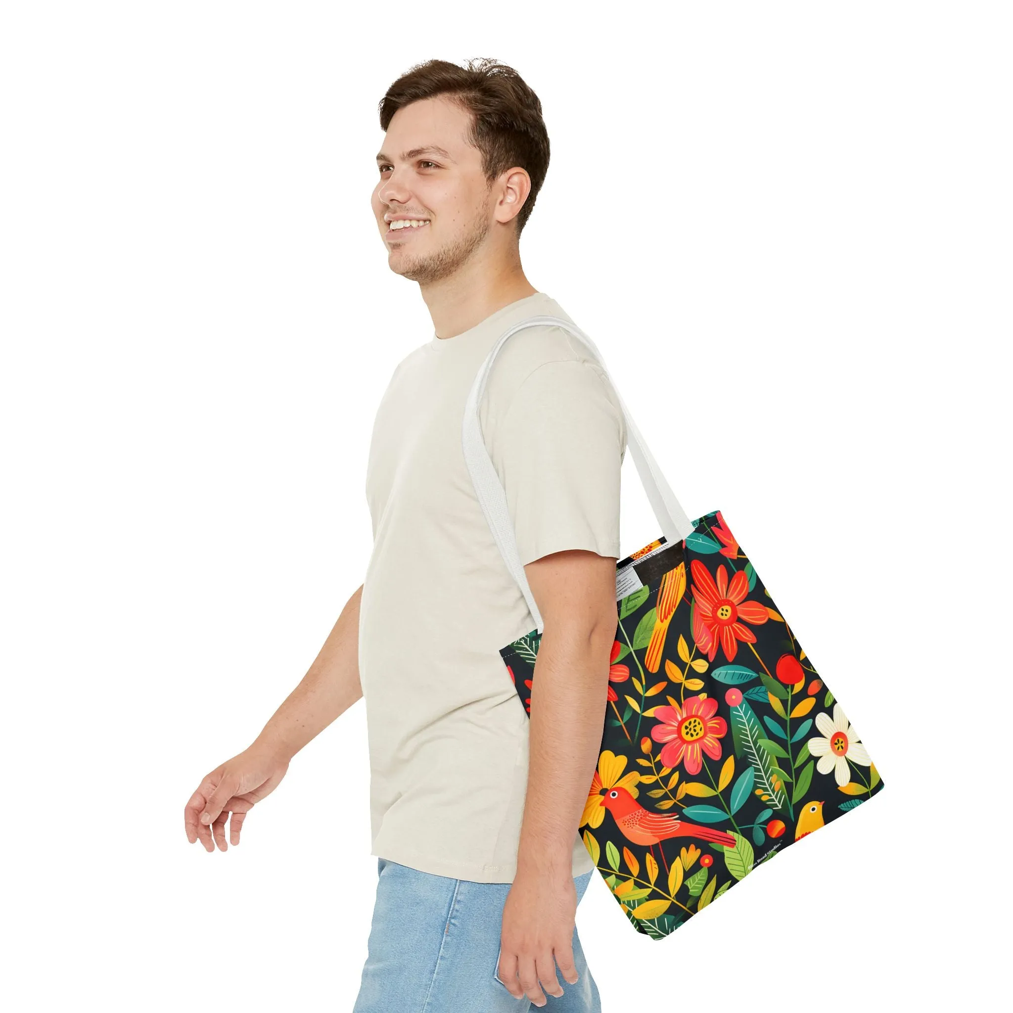 Blooming Bird Wonderland Tote Bag - Fly into Fun with Blooming Bird Wonderland! Available in 3 sizes.