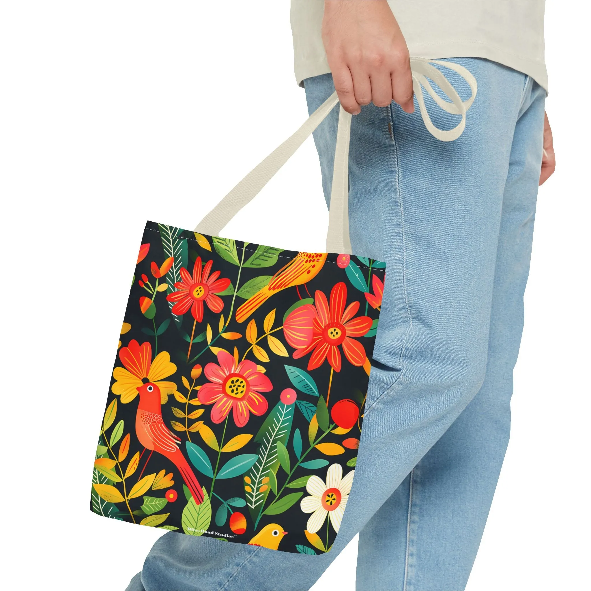 Blooming Bird Wonderland Tote Bag - Fly into Fun with Blooming Bird Wonderland! Available in 3 sizes.