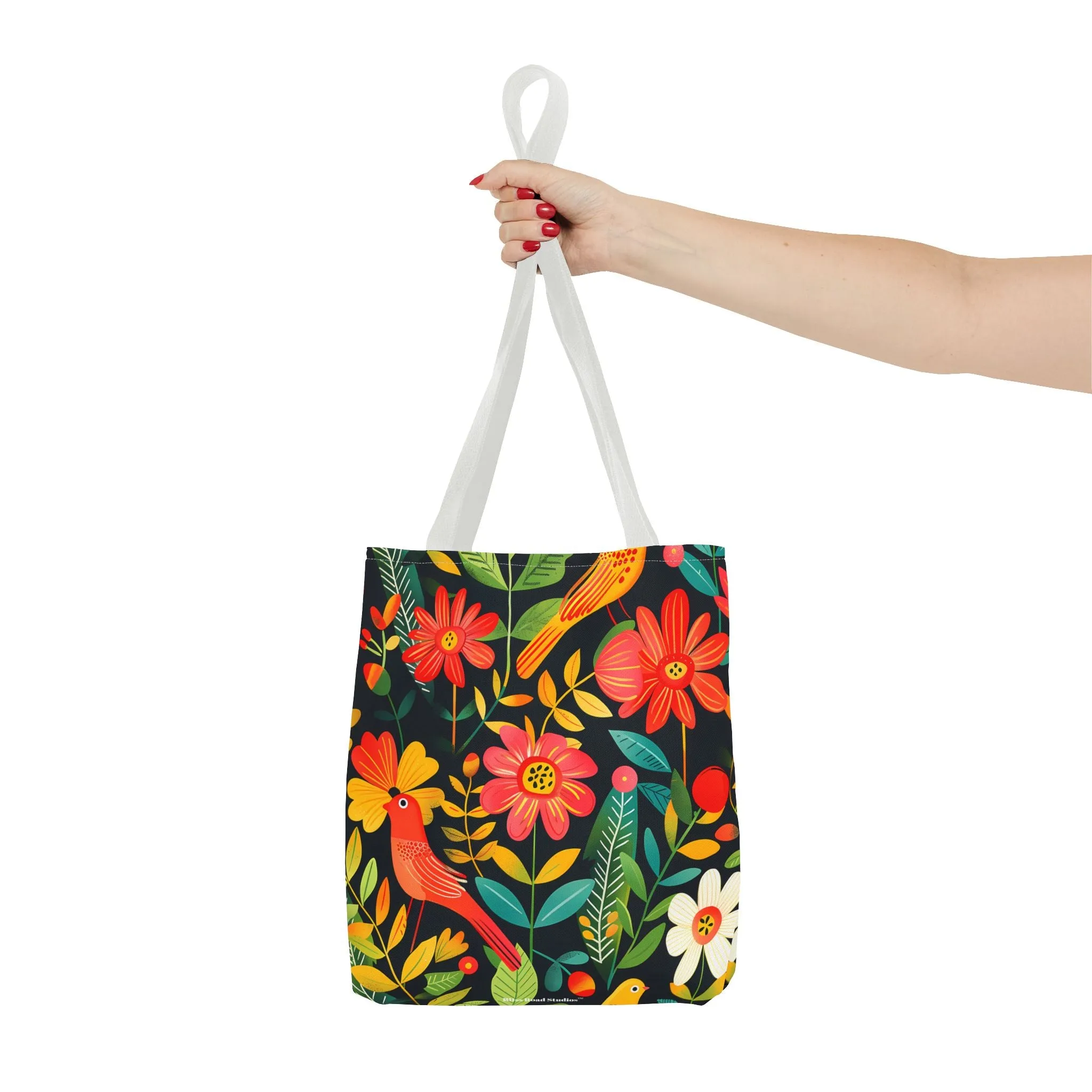Blooming Bird Wonderland Tote Bag - Fly into Fun with Blooming Bird Wonderland! Available in 3 sizes.