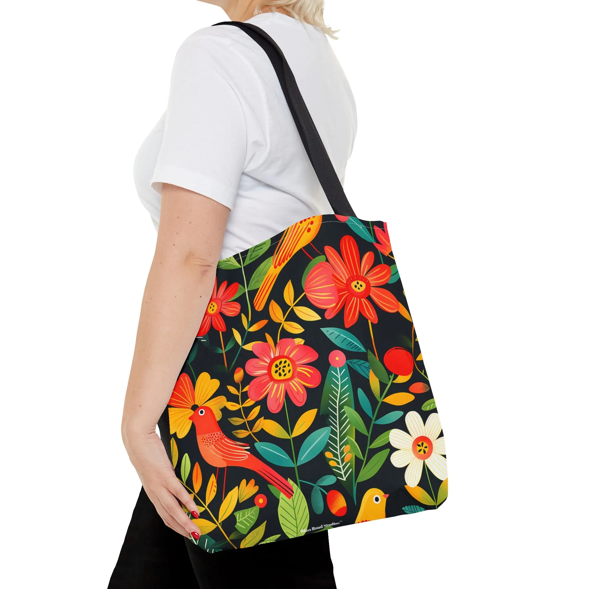 Blooming Bird Wonderland Tote Bag - Fly into Fun with Blooming Bird Wonderland! Available in 3 sizes.
