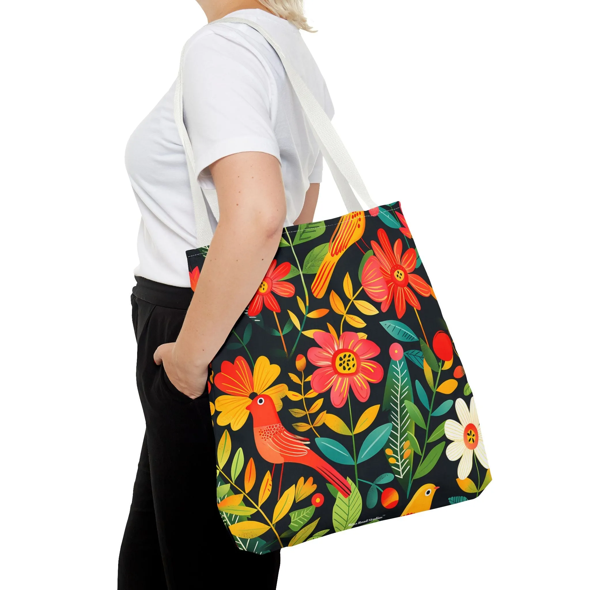 Blooming Bird Wonderland Tote Bag - Fly into Fun with Blooming Bird Wonderland! Available in 3 sizes.