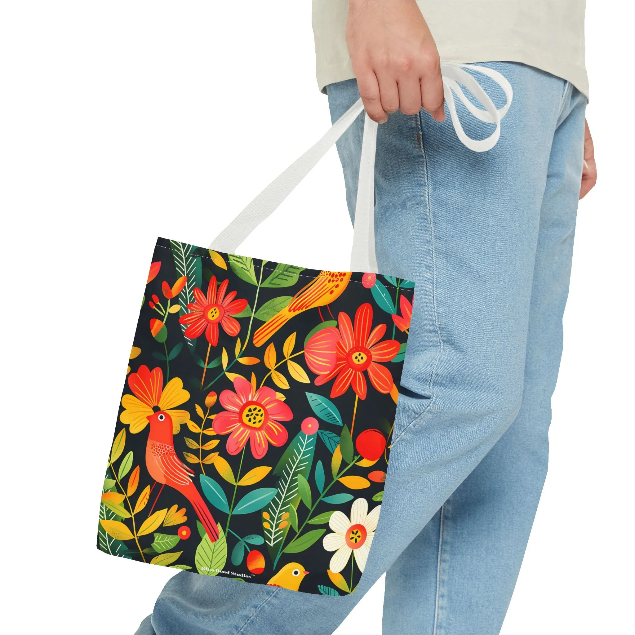 Blooming Bird Wonderland Tote Bag - Fly into Fun with Blooming Bird Wonderland! Available in 3 sizes.