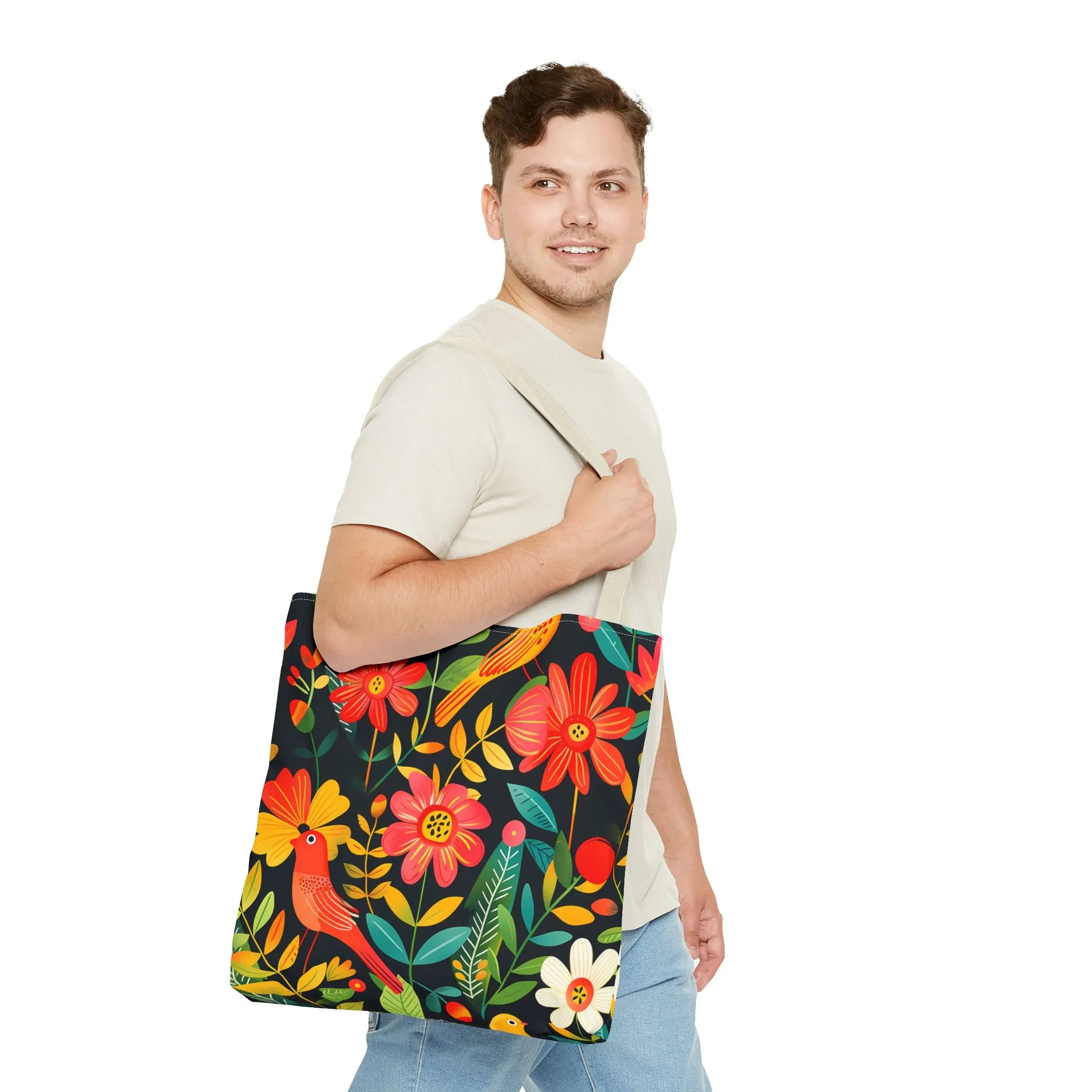 Blooming Bird Wonderland Tote Bag - Fly into Fun with Blooming Bird Wonderland! Available in 3 sizes.