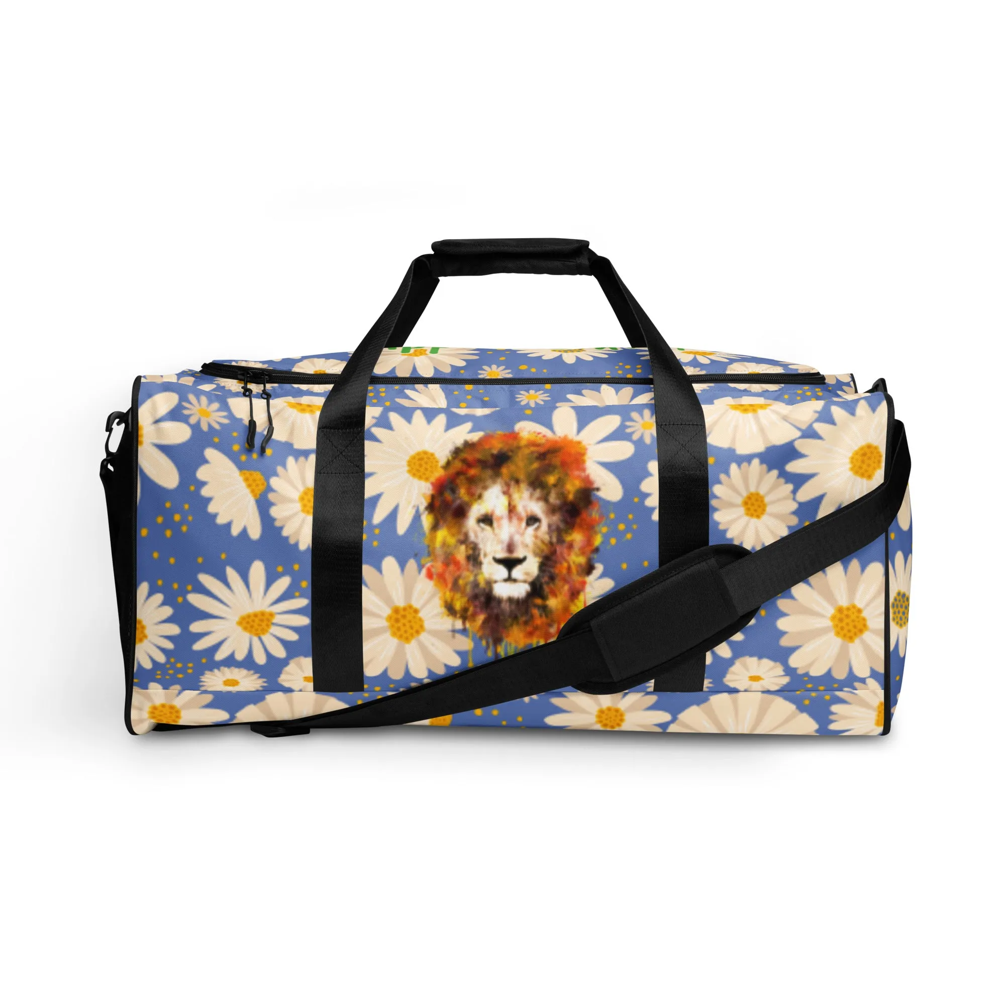 Blue Daisies Duffle Bag - OG Hippie Chick