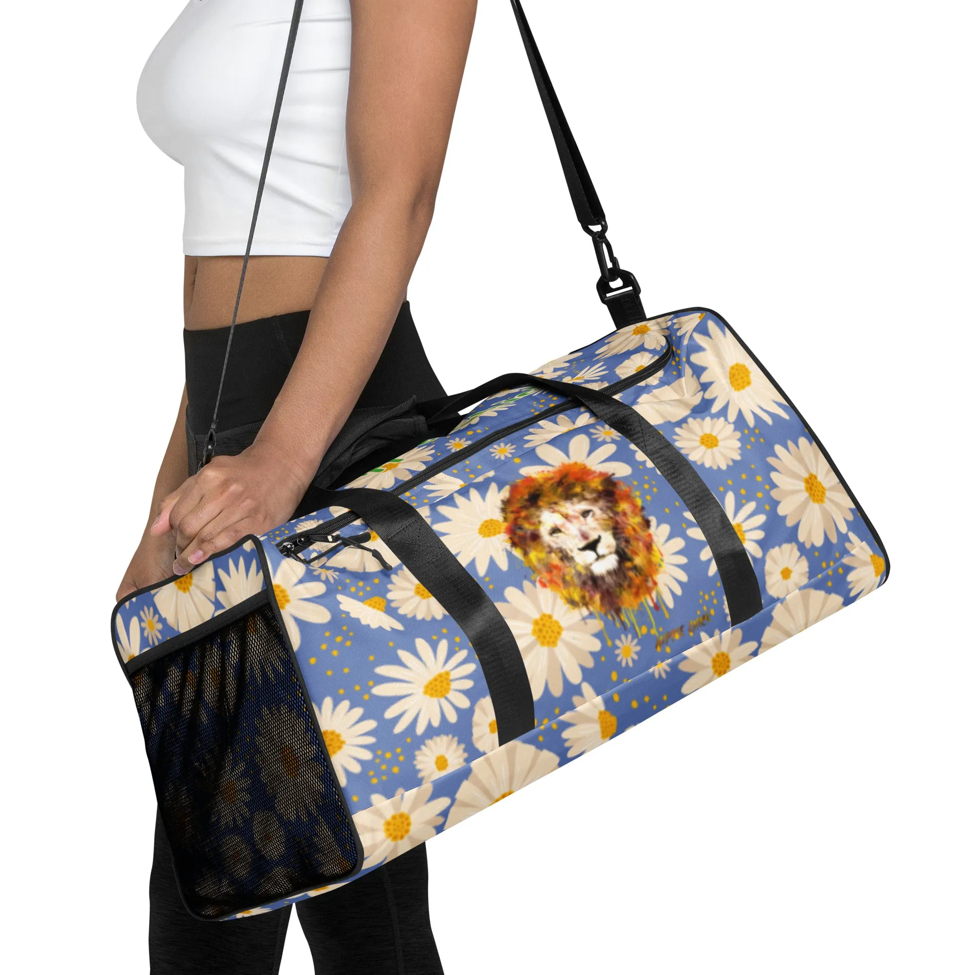 Blue Daisies Duffle Bag - OG Hippie Chick