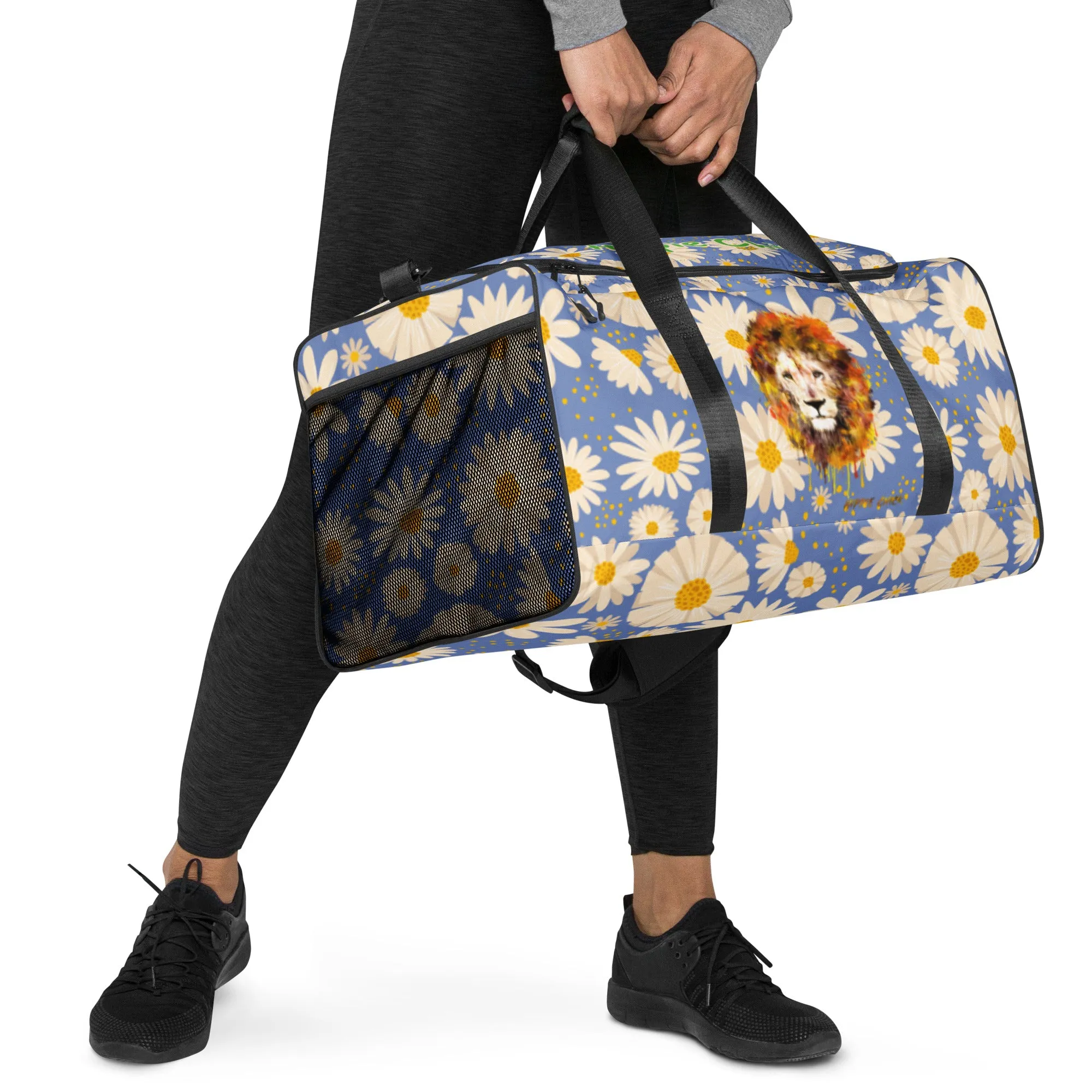 Blue Daisies Duffle Bag - OG Hippie Chick