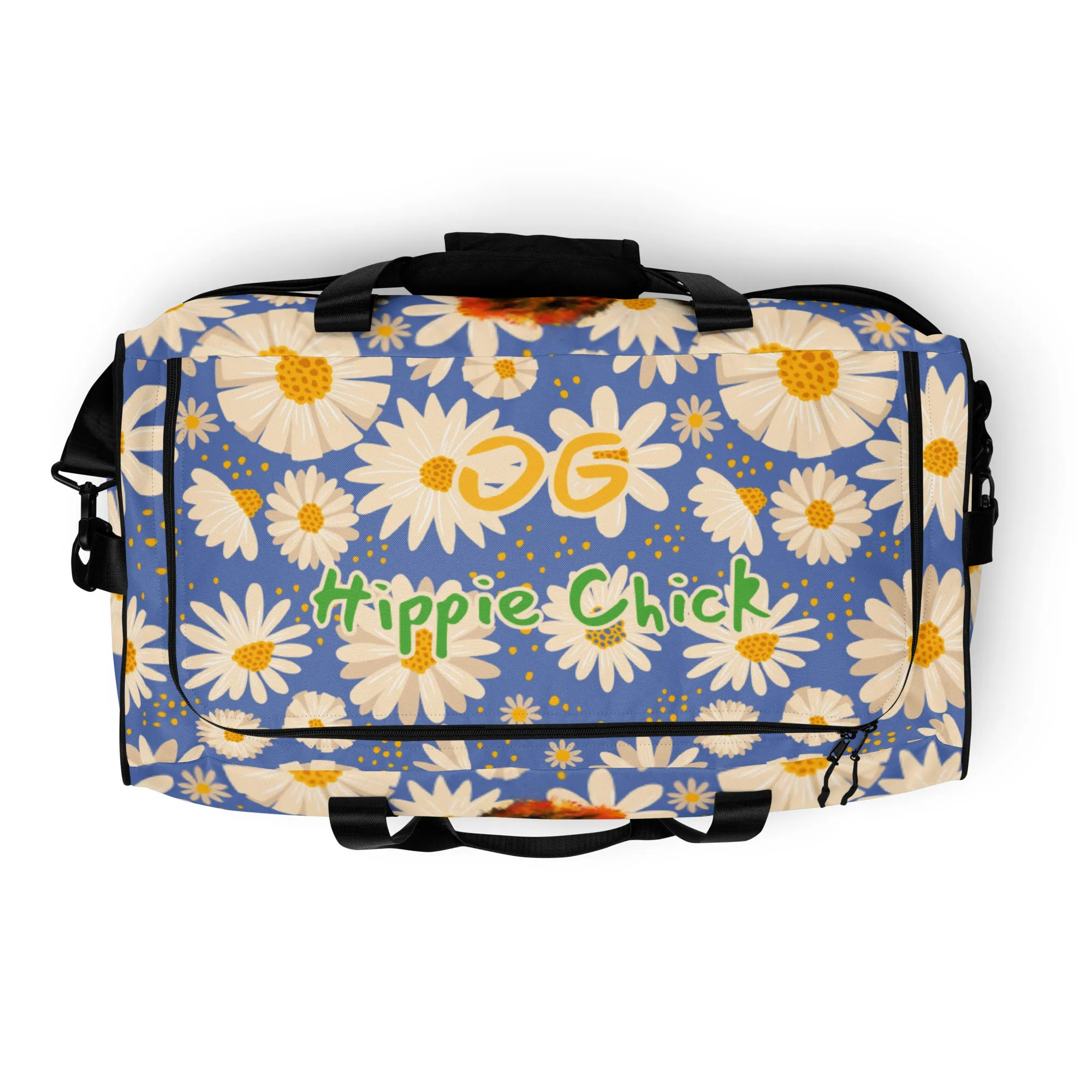 Blue Daisies Duffle Bag - OG Hippie Chick