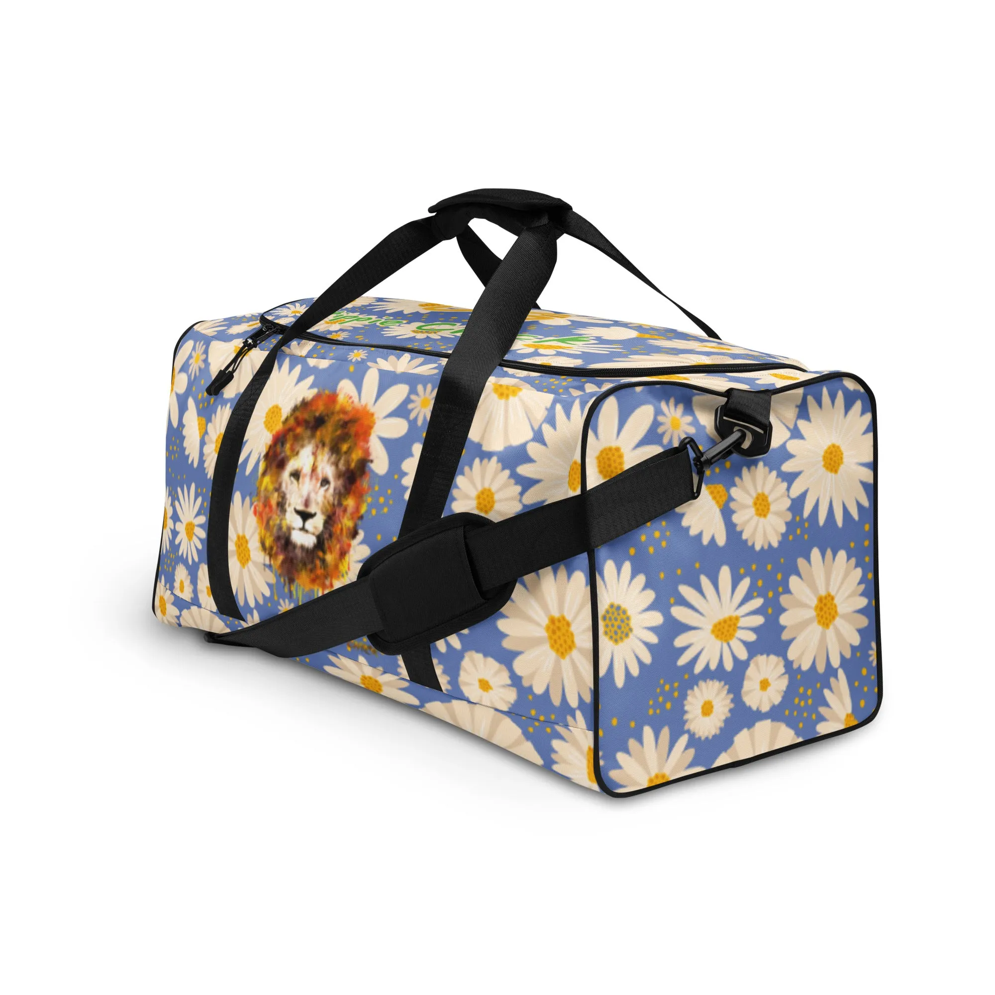 Blue Daisies Duffle Bag - OG Hippie Chick